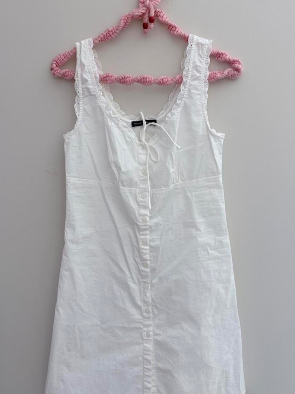 White Brandy Melville babydoll dress